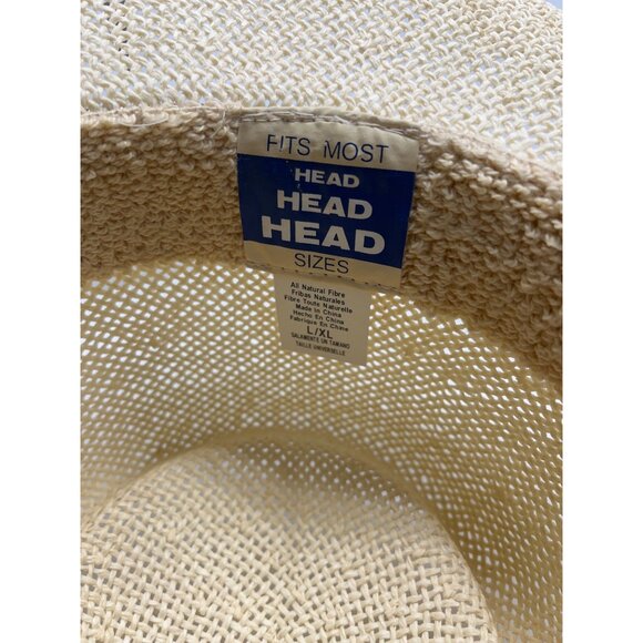 HEAD HEAD HEAD  Brim Straw Hat With Patterned Band main image 4